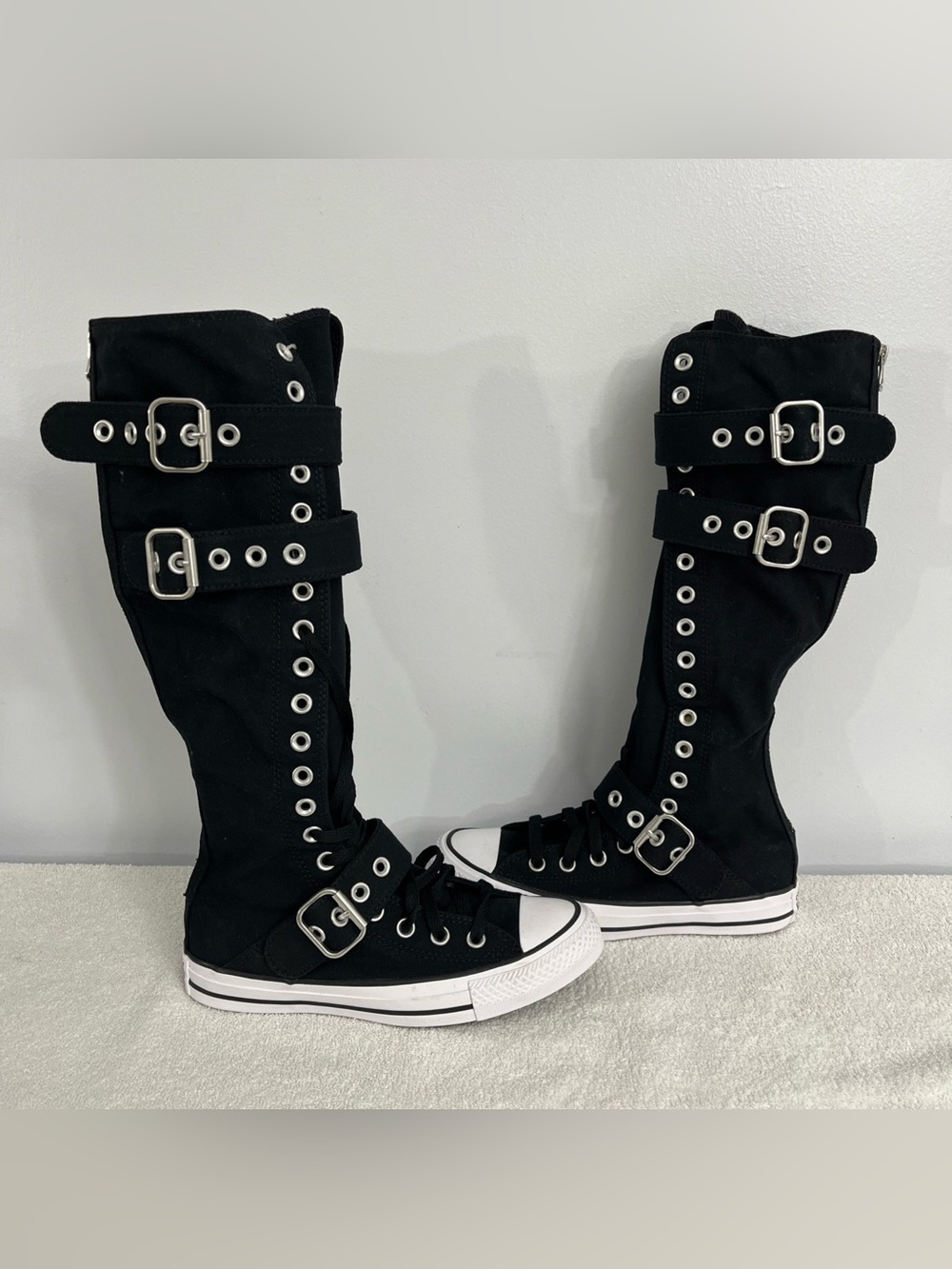 Converse Sneakers Chuck Taylor All Star XXHi Buckles Black A14873C Women Size 6
